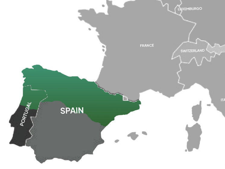 Mapa de ruta Norte de España & Portugal