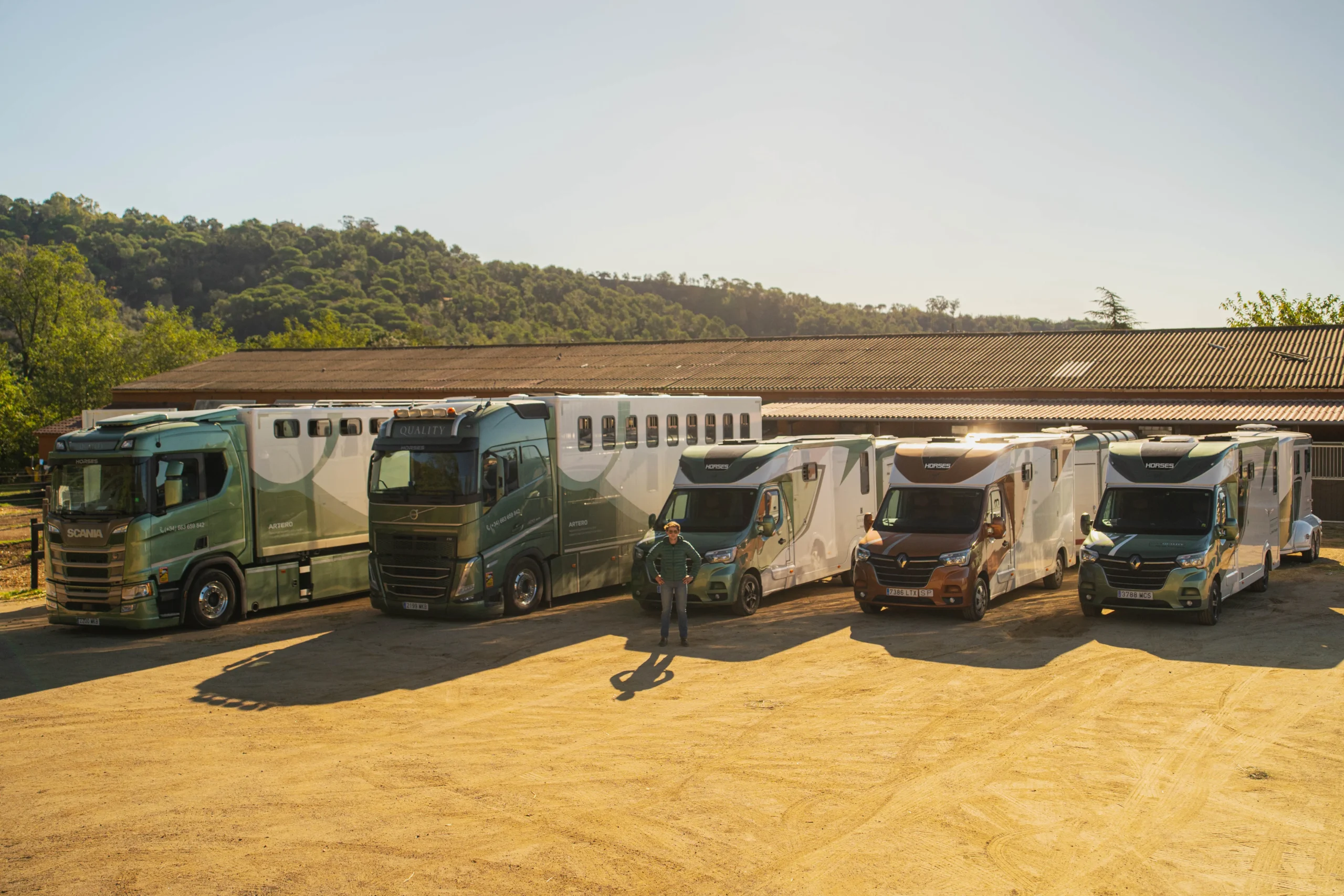 Transporte de caballos en Cataluña: rutas y zonas cubiertas